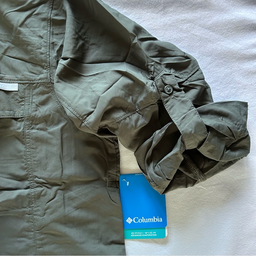 Columbia PFG Fishing Shirt Bundle XL 3 Pack Blue Gray Green Check NWT - Picture 5 of 16